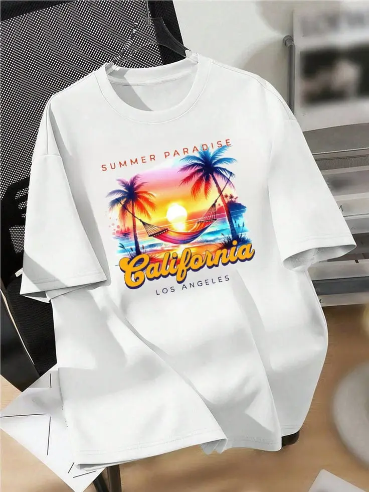 Catch the California Vibe with Our Summer T-Shirt