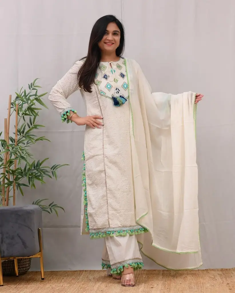 Straight kurta set