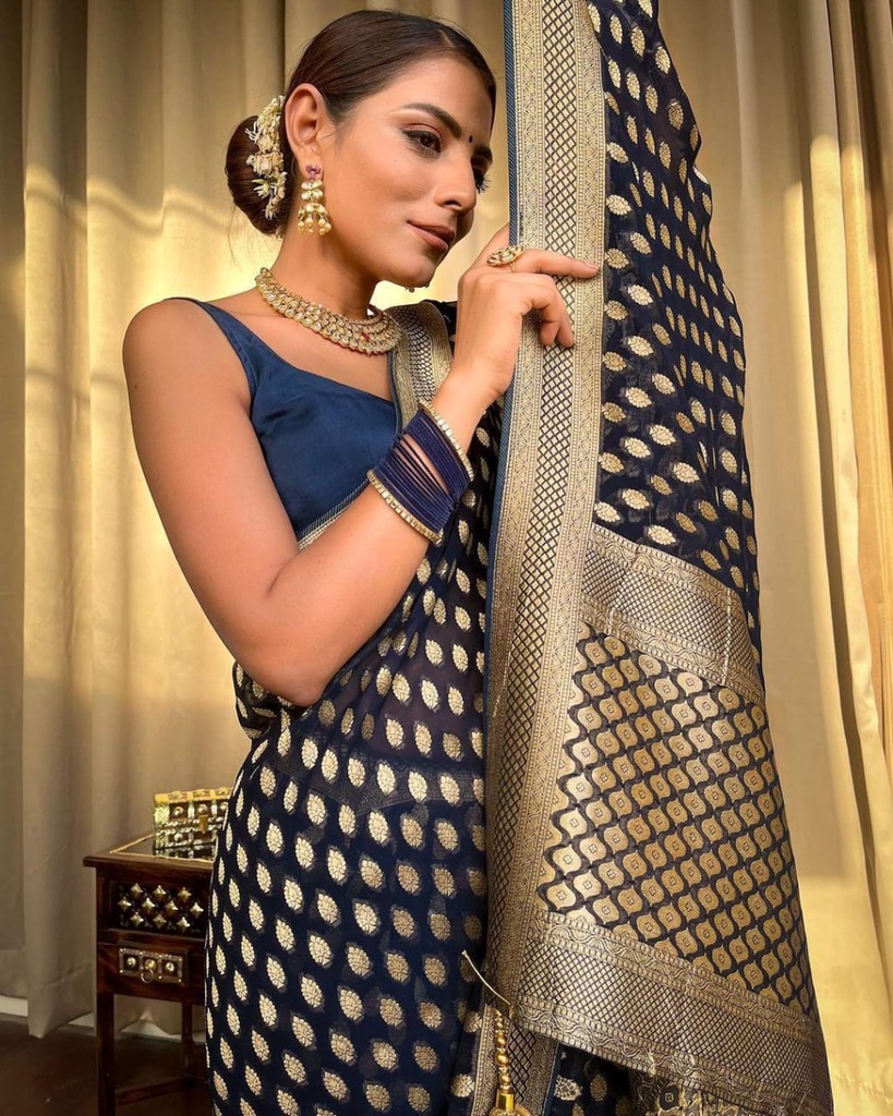 SOFT LICHI SILK Saree